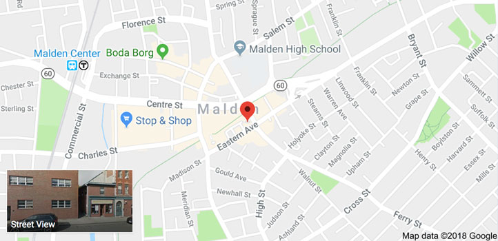 88 Eastern Avenue,
Malden, Ma, US